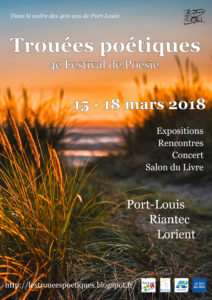 Affiche Festival Trouées poétiques 2018